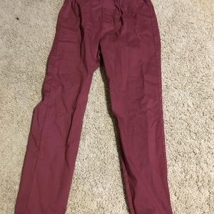 Wine colored leggings